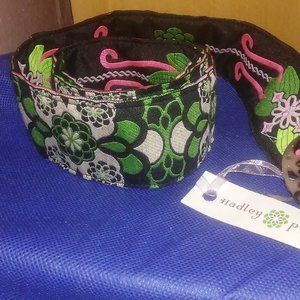 Hadley Pollet Reversible Pink Floral Belt (Size M)